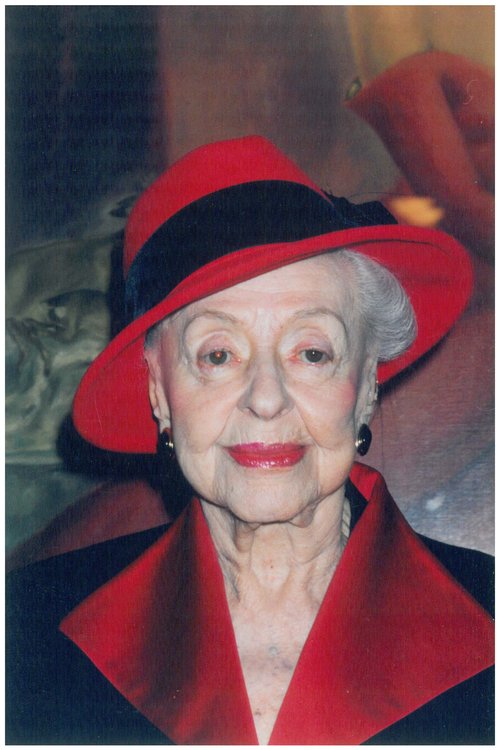 Lucille Lortel in November 1998